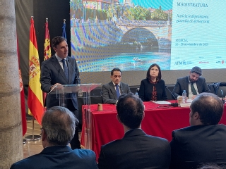 El presidente del TSJ de Murcia defiende una Justicia independiente como garantía de democracia 